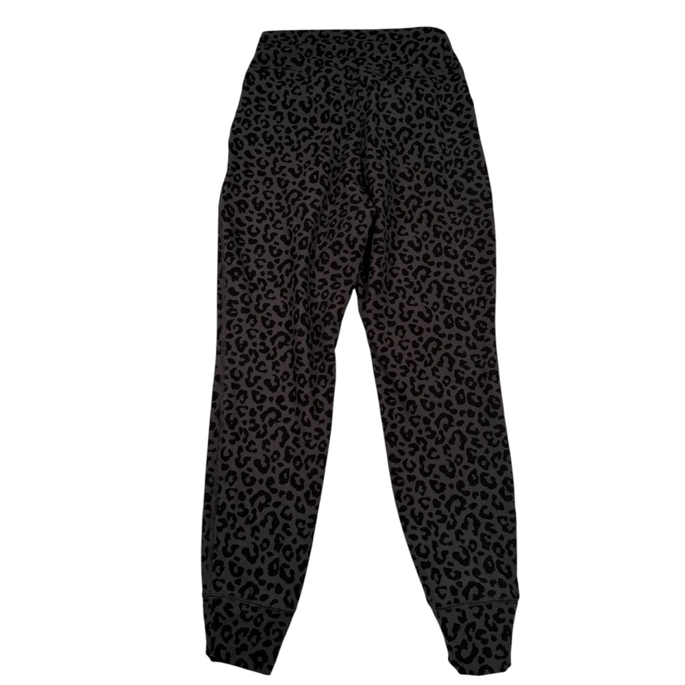 Abercrombie & Fitch Leggings Women Size Small High Gray Black Leopard Pockets